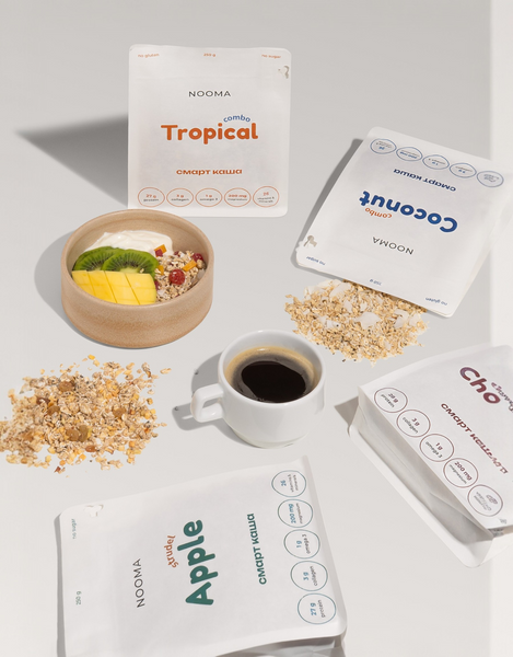 Набір з 3 смаків по 250 г. Tropical combo, Coconut combo, Chocolate cherry  а16 фото