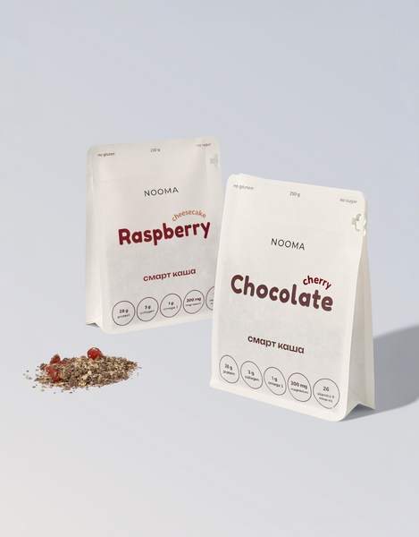 Набір з 3 смаків по 250 г. Chocolate cherry, Raspberry cheesecake, Apple strudel а15_5 фото